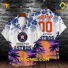 MLB Houston Astros Hawaiian Shirt Custom Sunset Paradise