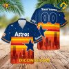 MLB Houston Astros Hawaiian Shirt Custom Sunset Skyline