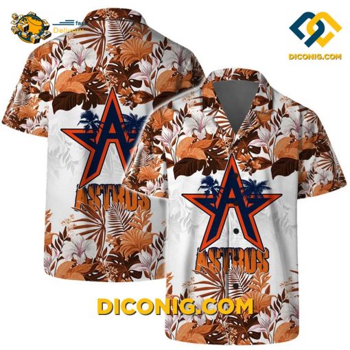 MLB Houston Astros Hawaiian Shirt Custom Tribal Wave