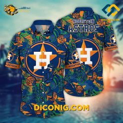 MLB Houston Astros Hawaiian Shirt Custom Tropical Jungle