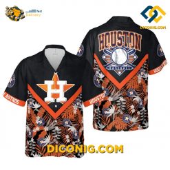 MLB Houston Astros Hawaiian Shirt Custom Vintage Baseball Tropical