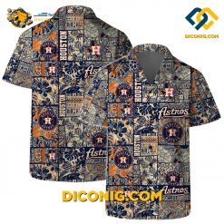 MLB Houston Astros Hawaiian Shirt Custom Vintage Tropic