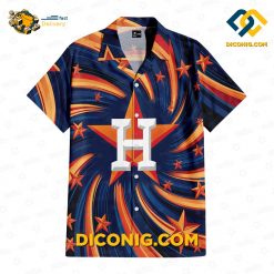 MLB Houston Astros Hawaiian Shirt Custom Vortex Starfield