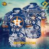 MLB Houston Astros Hawaiian Shirt Custom White Floral Breeze