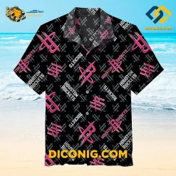 NBA Houston Rockets Hawaiian Shirt Custom Neon Logo