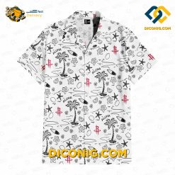 NBA Houston Rockets Hawaiian Shirt Custom Tropical Breeze