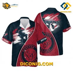 MLB Houston Texans Hawaiian Shirt Custom Bold Wave