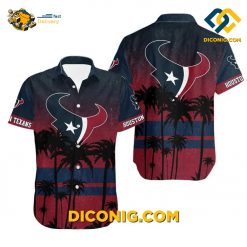 MLB Houston Texans Hawaiian Shirt Custom Palm Night