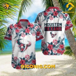 MLB Houston Texans Hawaiian Shirt Custom Tropical Blossom