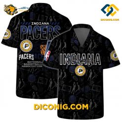 NBA Indiana Pacers Hawaiian Shirt Custom Court Style