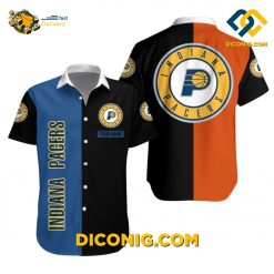 NBA Indiana Pacers Hawaiian Shirt Custom Split Design