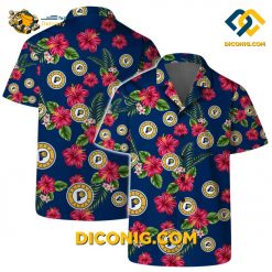 NBA Indiana Pacers Hawaiian Shirt Custom Floral Fantasy