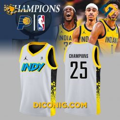 Indiana Pacers NBA Champions Basketball Jersey