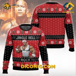 Jingle Bell Rock The Rock Ugly Christmas Sweater