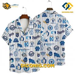 MLB Kansas City Royals Hawaiian Shirt Custom Classic Baseball Icons