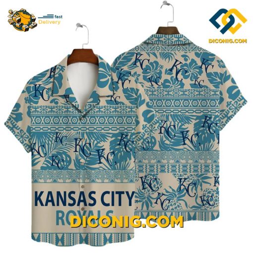 MLB Kansas City Royals Hawaiian Shirt Custom Island Patterns