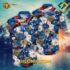 MLB Kansas City Royals Hawaiian Shirt Custom Patriotic Floral