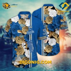 MLB Kansas City Royals Hawaiian Shirt Custom Tropical Summer Vibes