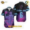 NBA Lebron James 6 Miami Heat Hawaiian Shirt Custom Legend Vice Art