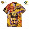 NBA LeBron James Los Angeles Lakers Hawaiian Shirt Custom Crowned Legacy
