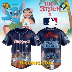 MLB Lilo & Stitch New York Yankees Epic Baseball Jersey