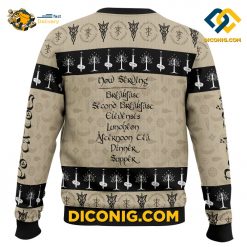 lord of the ring ugly christmas sweater