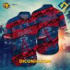 MLB Los Angeles Angels Hawaiian Shirt Custom Sunset Stripes