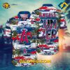 MLB Los Angeles Angels Hawaiian Shirt Custom Tropical Sunset