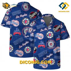 NBA Los Angeles Clippers Hawaiian Shirt Custom All-Over