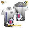 NBA Los Angeles Clippers Hawaiian Shirt Custom Court Wave