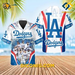 MLB Los Angeles Dodgers Hawaiian Shirt Custom Champions Collage