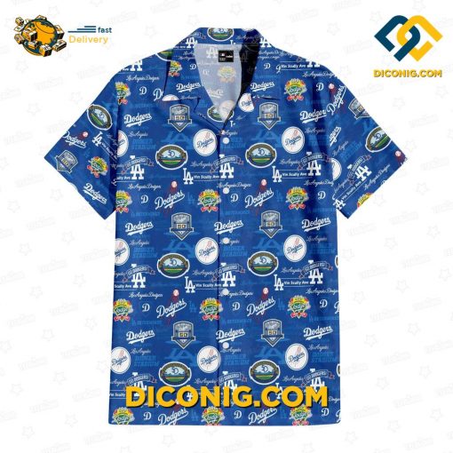 MLB Los Angeles Dodgers Hawaiian Shirt Custom Championship Dynasty