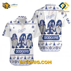 MLB Los Angeles Dodgers Hawaiian Shirt Custom Christmas Gnome