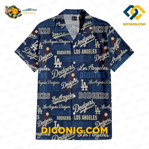 MLB Los Angeles Dodgers Hawaiian Shirt Custom Fusion