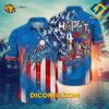 MLB Los Angeles Dodgers Hawaiian Shirt Custom Happy 4th of July