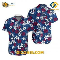 MLB Los Angeles Dodgers Hawaiian Shirt Custom Hibiscus Paradise