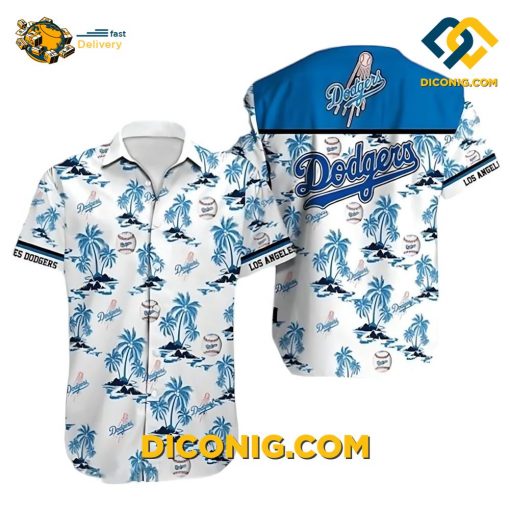 MLB Los Angeles Dodgers Hawaiian Shirt Custom Island Vibes