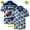 MLB Los Angeles Dodgers Hawaiian Shirt Custom Major League Baseball Palms