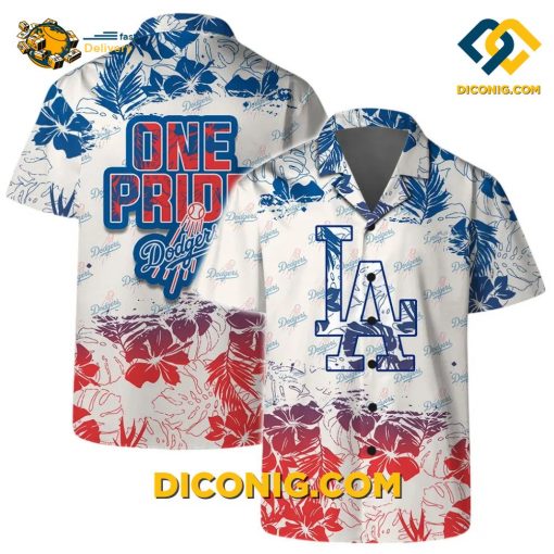MLB Los Angeles Dodgers Hawaiian Shirt Custom One Pride
