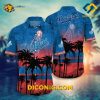 MLB Los Angeles Dodgers Hawaiian Shirt Custom Sunset Palms