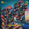 MLB Los Angeles Dodgers Hawaiian Shirt Custom Tiki Celebration