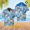 MLB Los Angeles Dodgers Hawaiian Shirt Custom Tropical Logo Collage