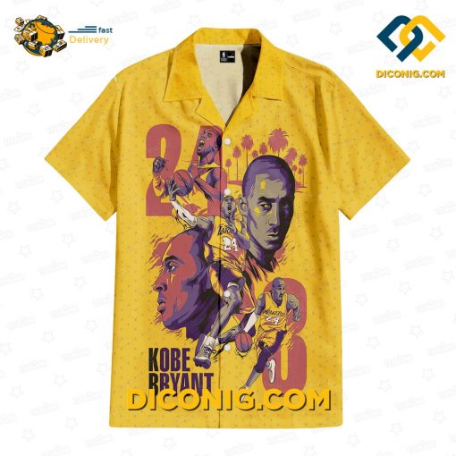 NBA Los Angeles Lakers Hawaiian Shirt Custom Kobe Bryant Mamba Legacy