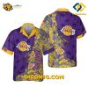 NBA Los Angeles Lakers Hawaiian Shirt Custom Purple Tropic