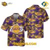 NBA Los Angeles Lakers Hawaiian Shirt Custom Sunset Surf