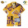 NBA Los Angeles Lakers Hawaiian Shirt Custom Team