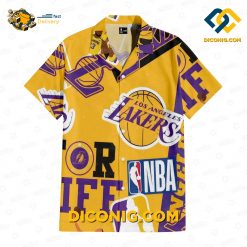 NBA Los Angeles Lakers Hawaiian Shirt Custom Team
