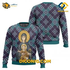 Maria And Jesus In Eastern Orthodox Ugly Christmas Sweater