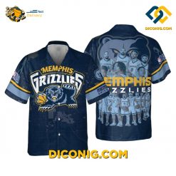 NBA Memphis Grizzlies Hawaiian Shirt Custom All-Star Lineup