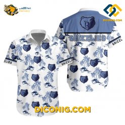 NBA Memphis Grizzlies Hawaiian Shirt Custom Palm Paradise